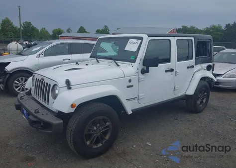 2017 Jeep Wrangler Unlimited 75Th Anniversary Edition 4X4 z USA, uszkodzony, nr VIN 1C4HJWEG8HL502984